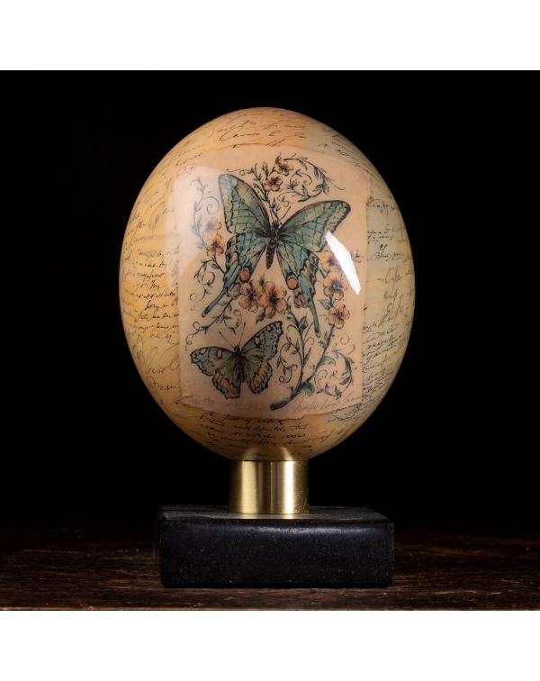Decorated Ostrich Egg 