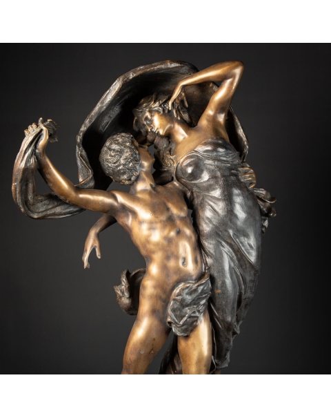 Bronze Sculpture Amore al Vento