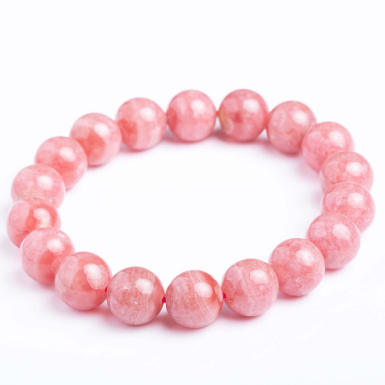 Natural Rhodochrosite Bracelet with 11.5mm Beads