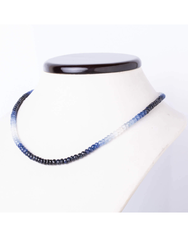 Prestigious Necklace Of Natural Blue Sapphires 122...
