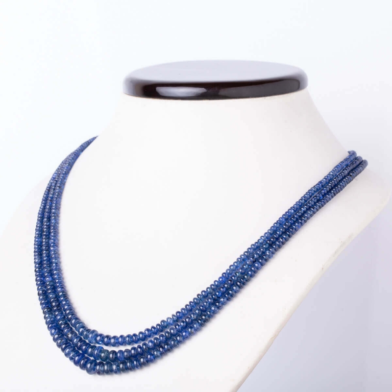 Sapphire Blue 3-strand necklace