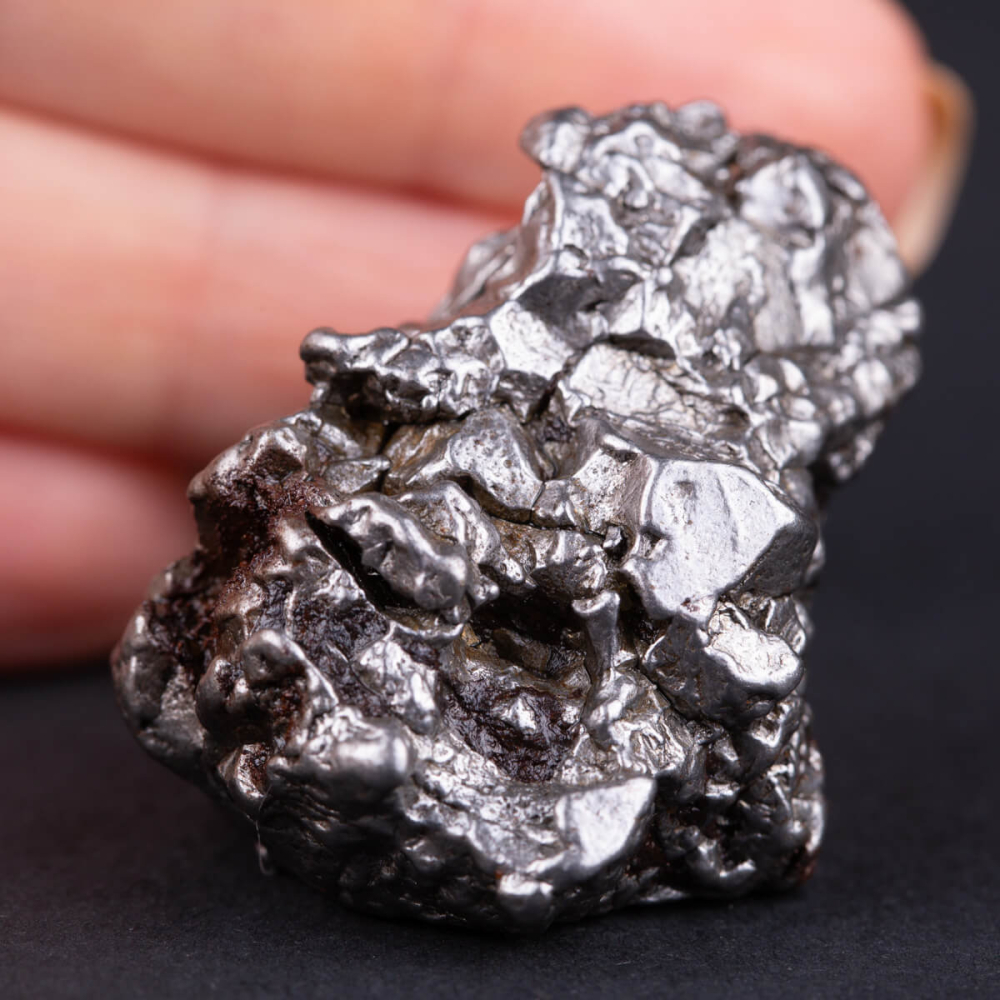 Authentic Meteorite Space Rock Campo Del Cielo Argentina, Discovered 1576  AD Graded By INB