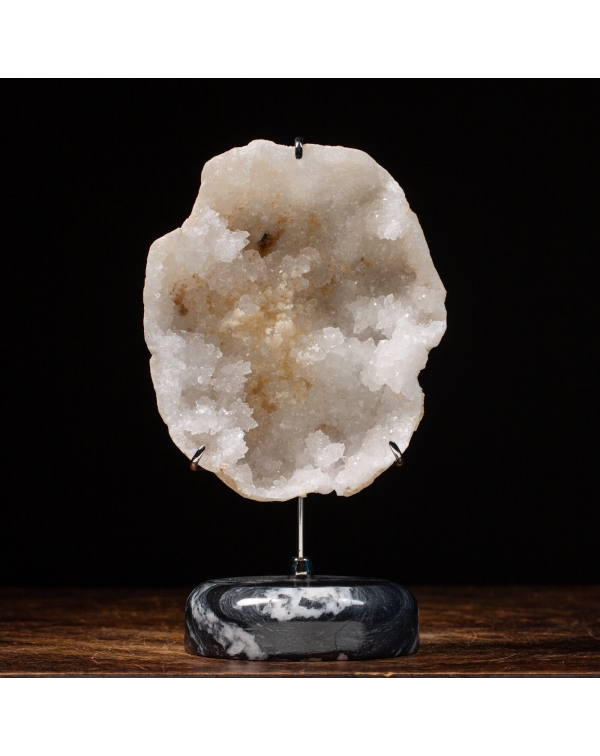 Calcite Geode on Marble