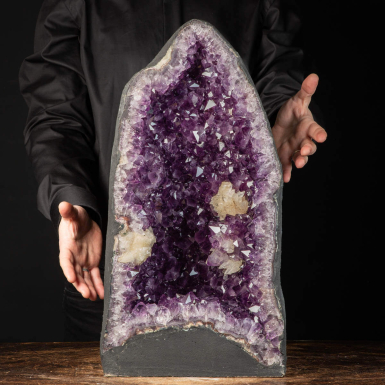 Geode di  Ametista - Grotta di cristalli Viola con...
