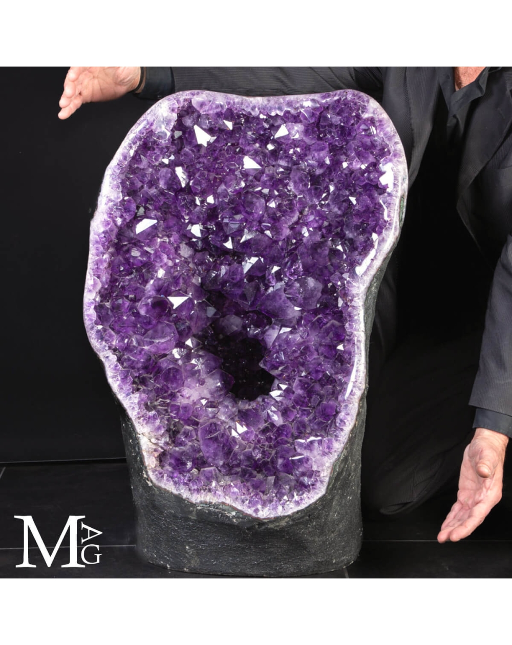 Majestic Amethyst Geode from Brazil: A Masterpiece of
