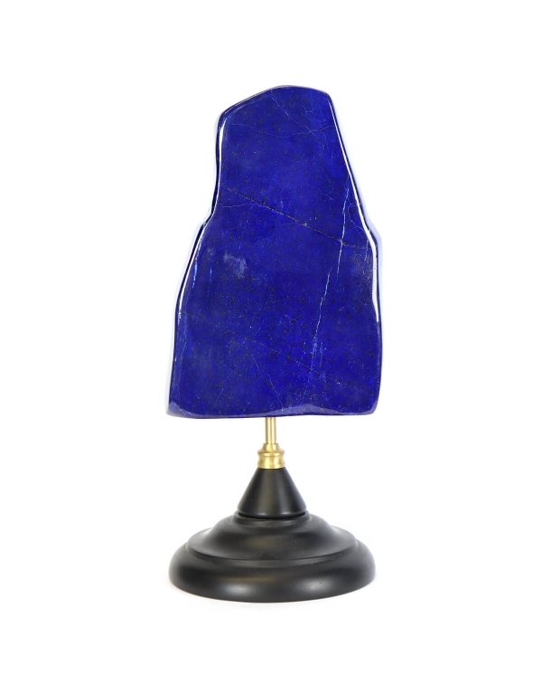 Lapis Lazuli on Brass and Wood base