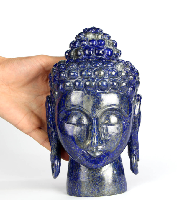 Lapis Lazuli Buddha Head 
