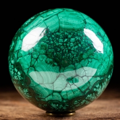 Malachite Spheres (5)