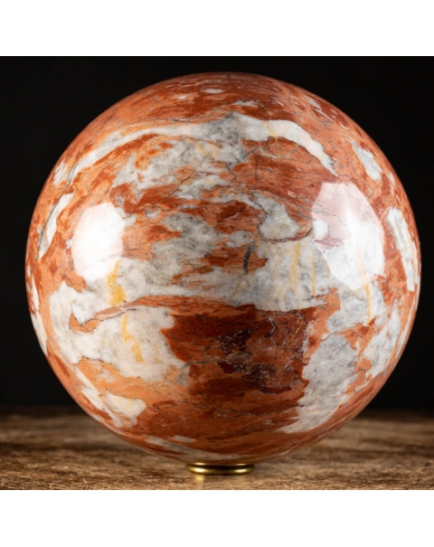 Rosso Francia Marble Sphere