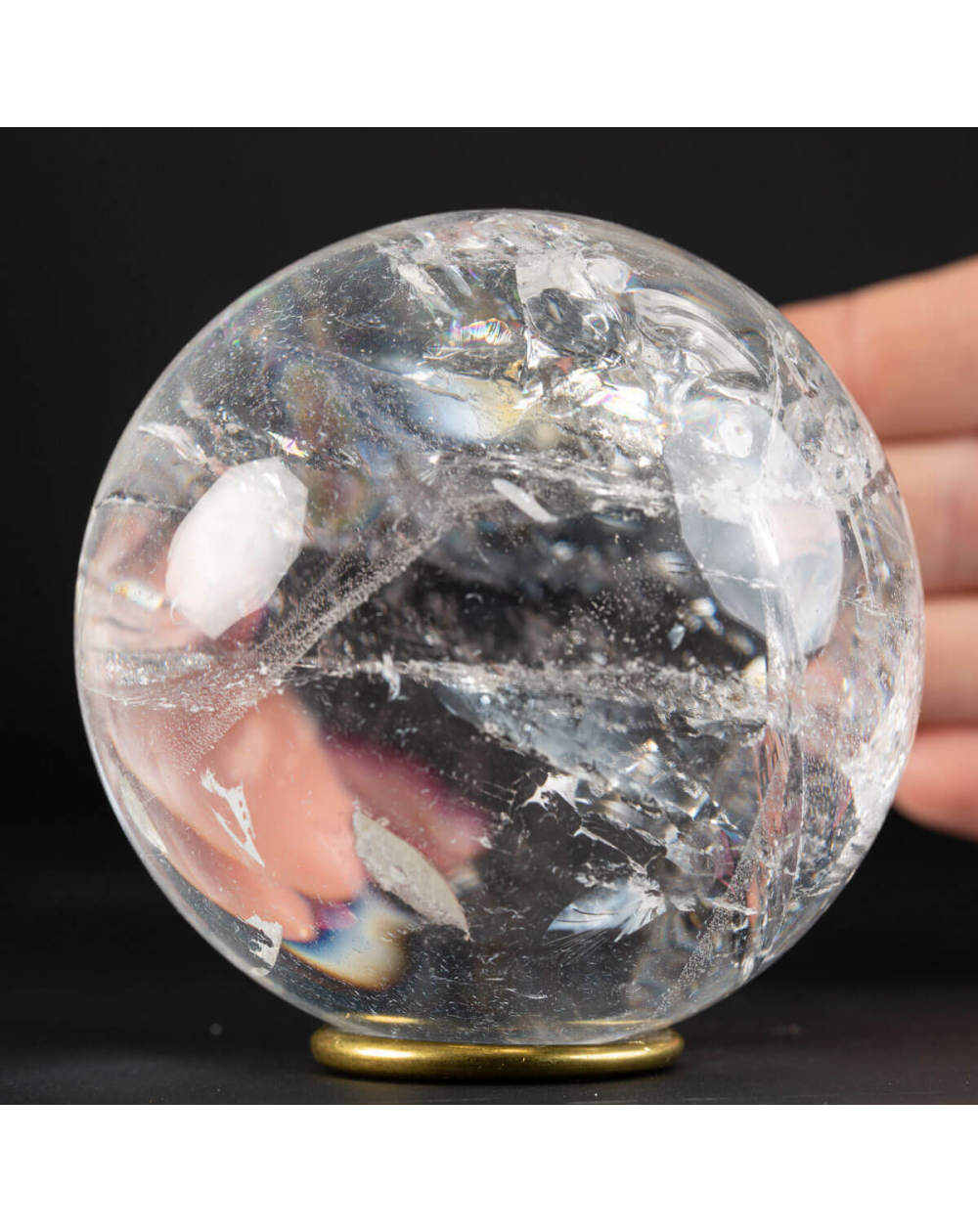 3-5 Cm Yooperle Luna Fluoresce Sfera Cristallo Naturale Pietre Di - Foto 9