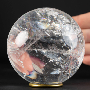 Crystal Clear Quartz Sphere EXTRA Quality.