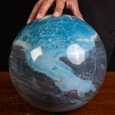 Large Sphere of Trolite Blue
