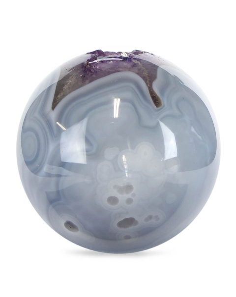 Amethyst and Agate Sphere