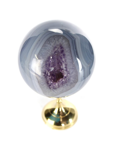   Sphere of Amethyst and Agate