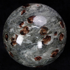 Garnet Spheres and Ovals (5)