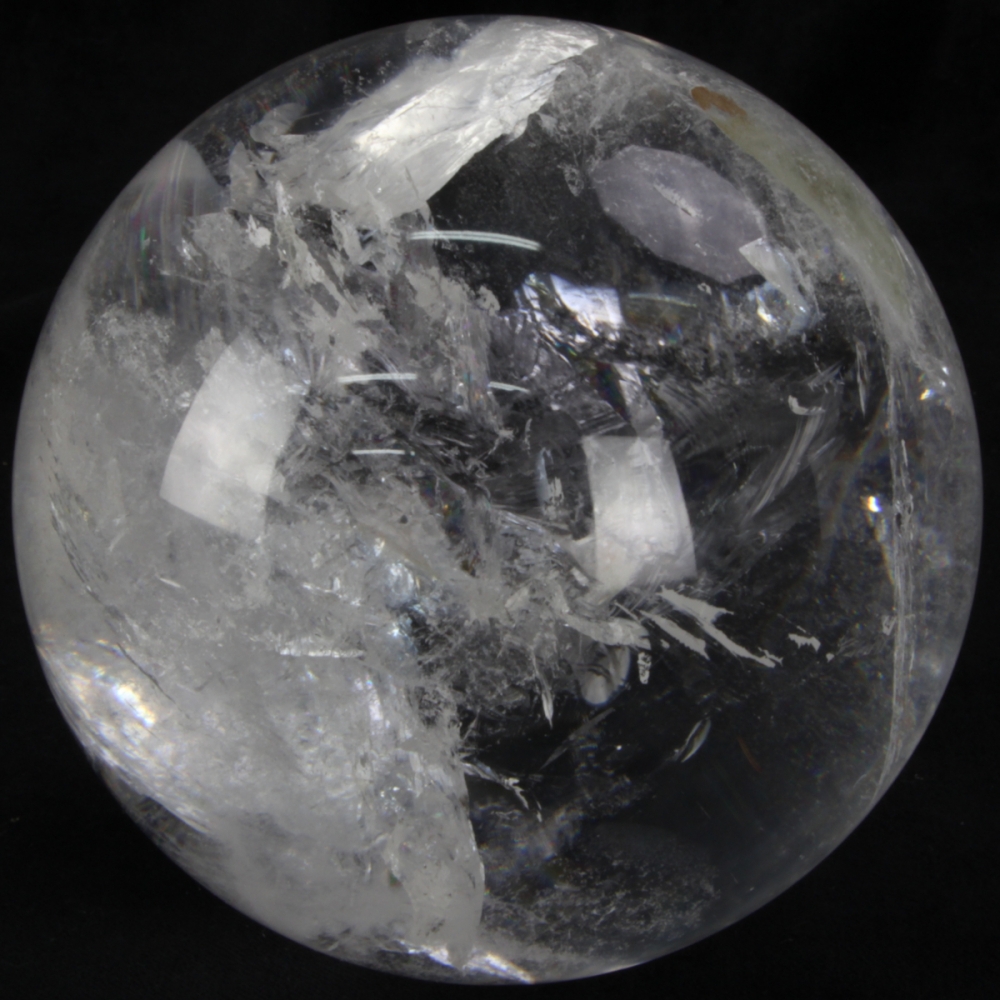 KAUG Bellissimo Cristalli Naturali Quarzo Pink Moonstone Sfera Sfera di Cristallo Energia Guarigione Stones Room Home Acquario Decorazione Accessori (Size : 7-7.5cm