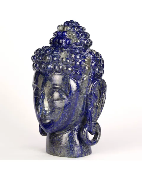 Testa di Buddha in Lapislazzuli
