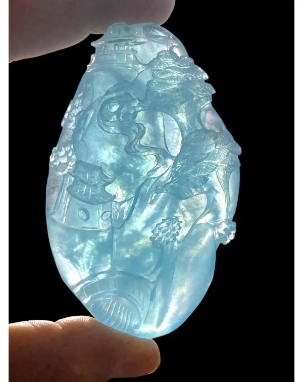 Intaglio in Acquamarina
