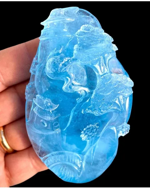 Intaglio in Acquamarina
