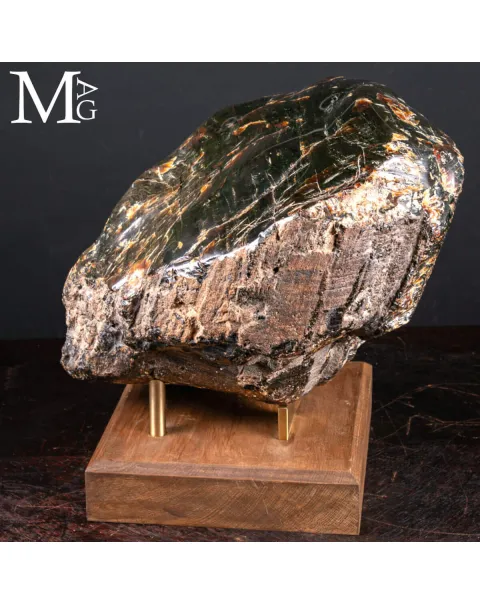 Grande blocco di ambra fossile – Isola di Sumatra