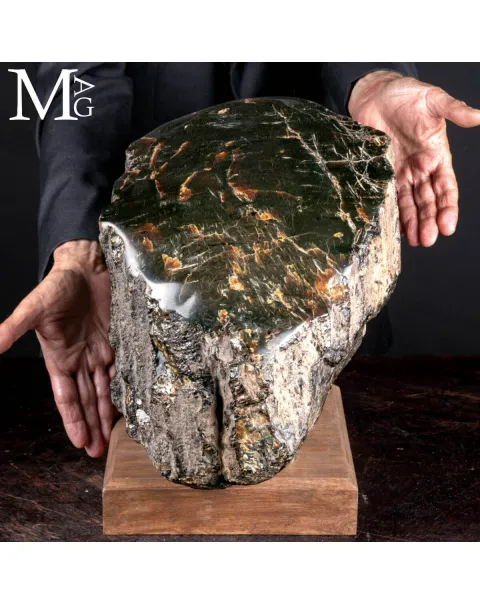 Grande blocco di ambra fossile – Isola di Sumatra