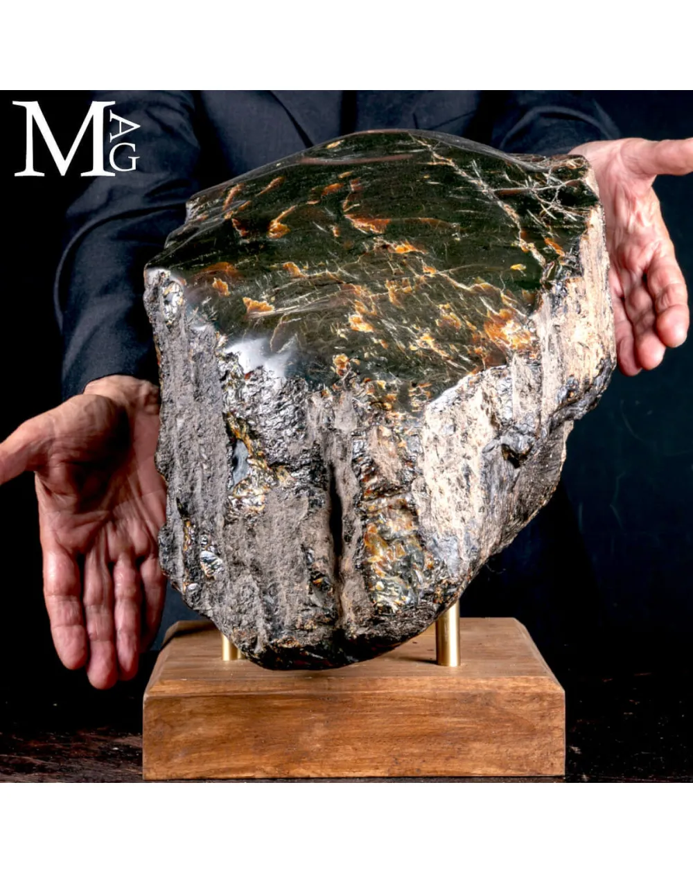 Grande blocco di ambra fossile – Isola di Sumatra