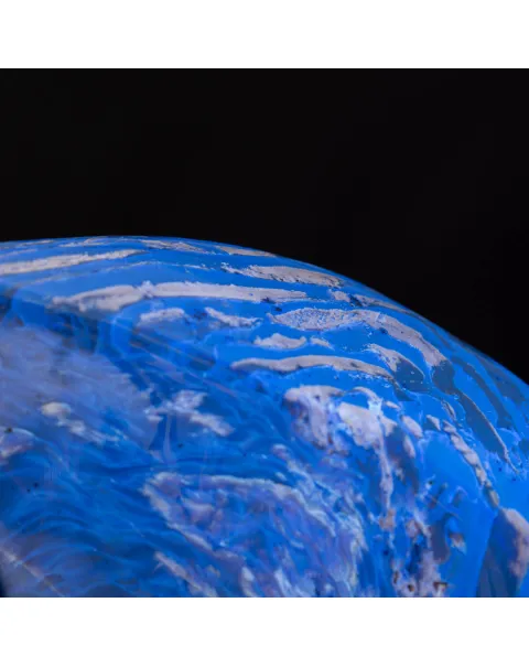 Esemplare Unico di Ambra Blu di Sumatra.
