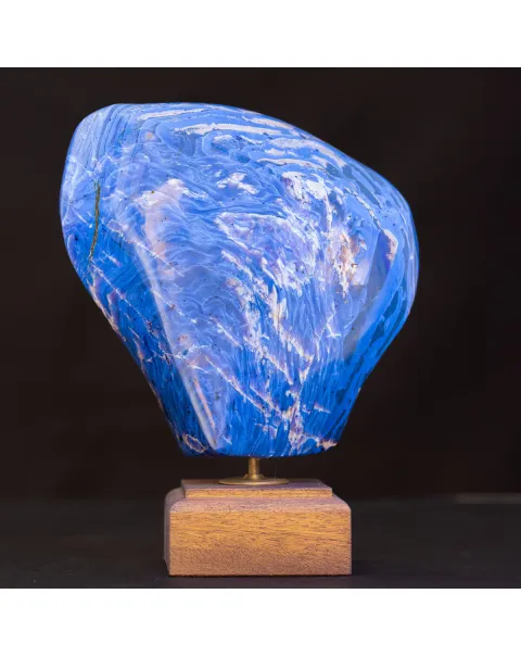 Esemplare Unico di Ambra Blu di Sumatra.