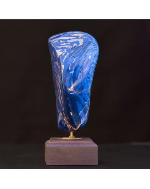Esemplare Unico di Ambra Blu di Sumatra.