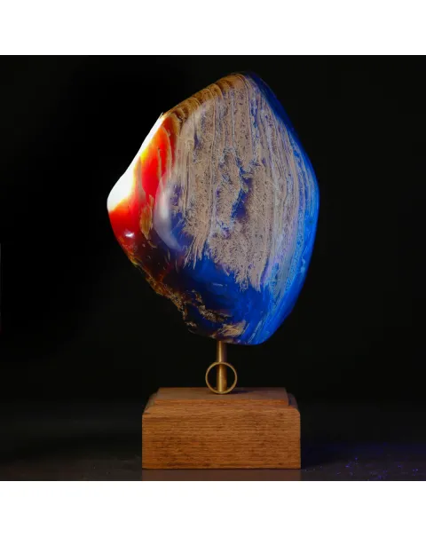 Resina Fossile – Ambra Blue