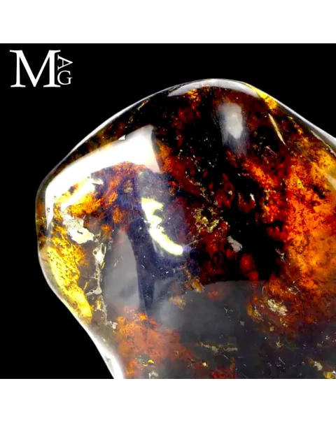 Ambra Fossile del Chiapas – Esemplare  dai colori Cangianti