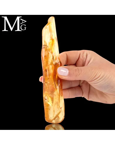 Copale con inclusioni di insetti.