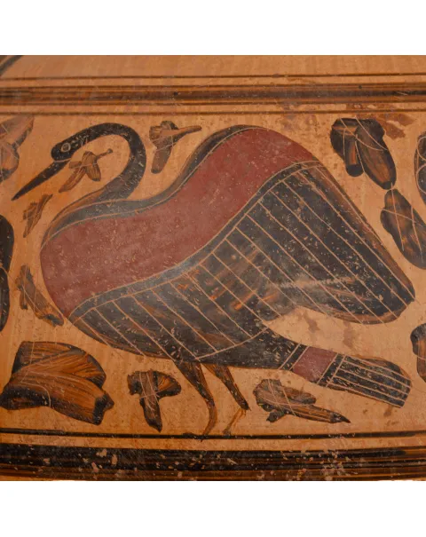 Olpe Corinzia a figure nere – Riproduzione.