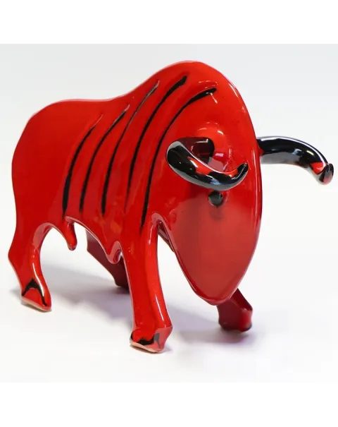 Scultura Taurus in Ceramica