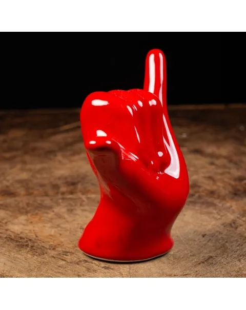 Scultura Mano Shaka (Hang Loose) Ceramica