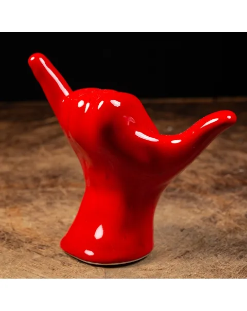 Scultura Mano Shaka (Hang Loose) Ceramica