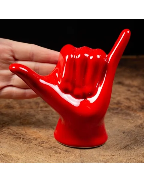 Scultura Mano Shaka (Hang Loose) Ceramica