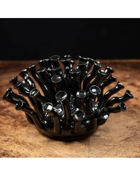 Scultura Corallo Astratto Ceramica