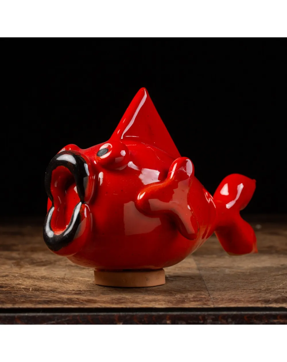 Scultura Pesce in Ceramica