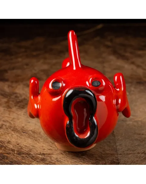 Scultura Pesce in Ceramica
