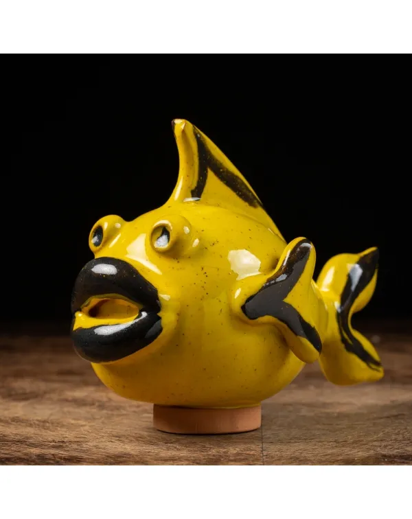 Scultura Pesce in Ceramica