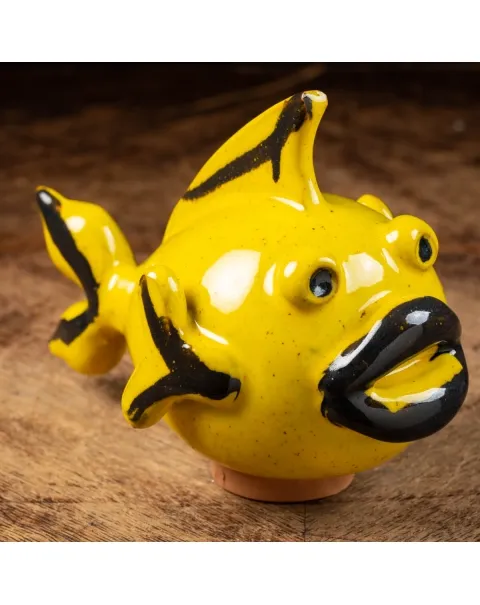 Scultura Pesce in Ceramica