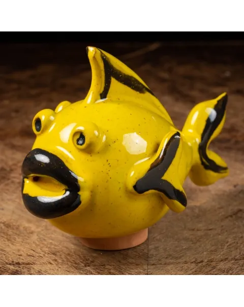 Scultura Pesce in Ceramica