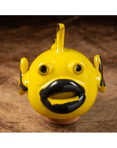 Scultura Pesce in Ceramica