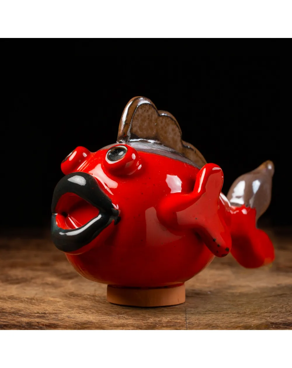 Scultura Pesce in Ceramica