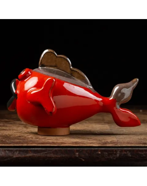 Scultura Pesce in Ceramica