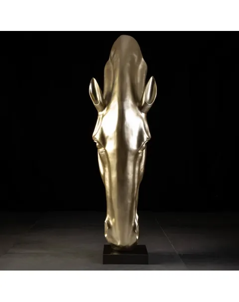 Glamour - Grande testa  di Cavallo - Oro