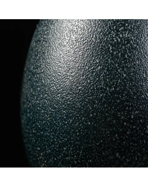 Uova di Emù su base in legno e ottone