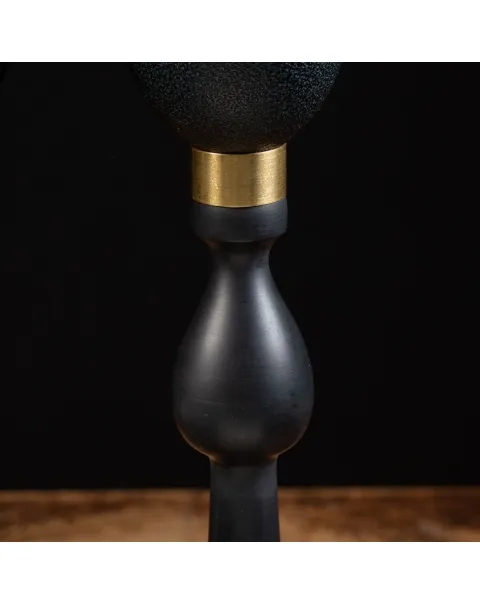 Uova di Emù su base in legno e ottone