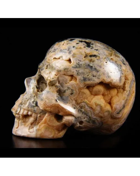 Teschio di Rodocrosite